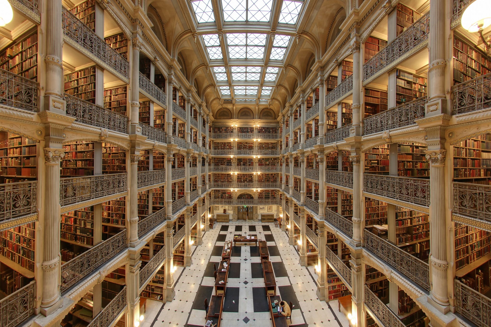 Maryland's Beautiful Peabody Library Is Worth Checking Out