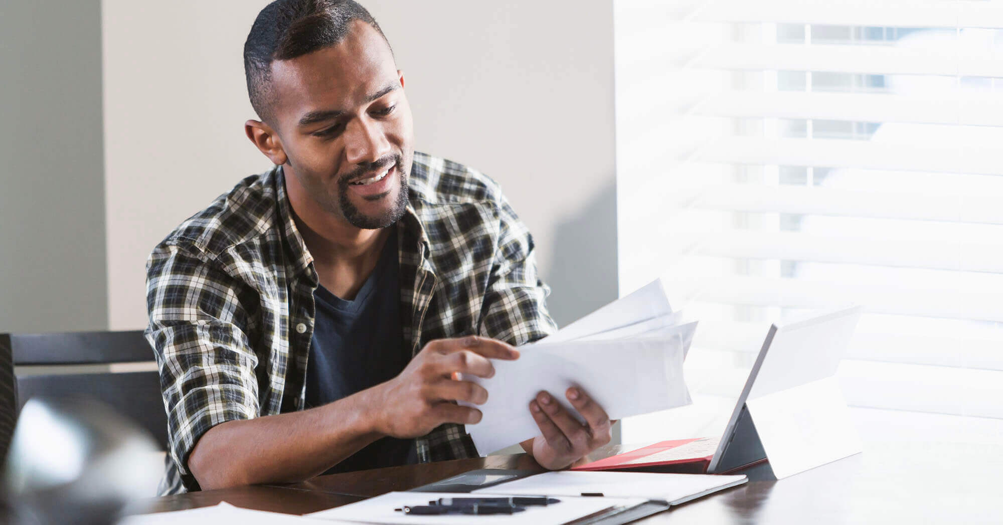 A future appraiser looking over financial documents
