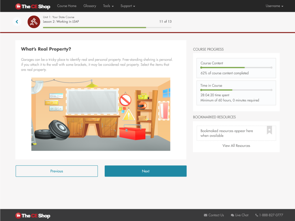 Screenshot of LEAP