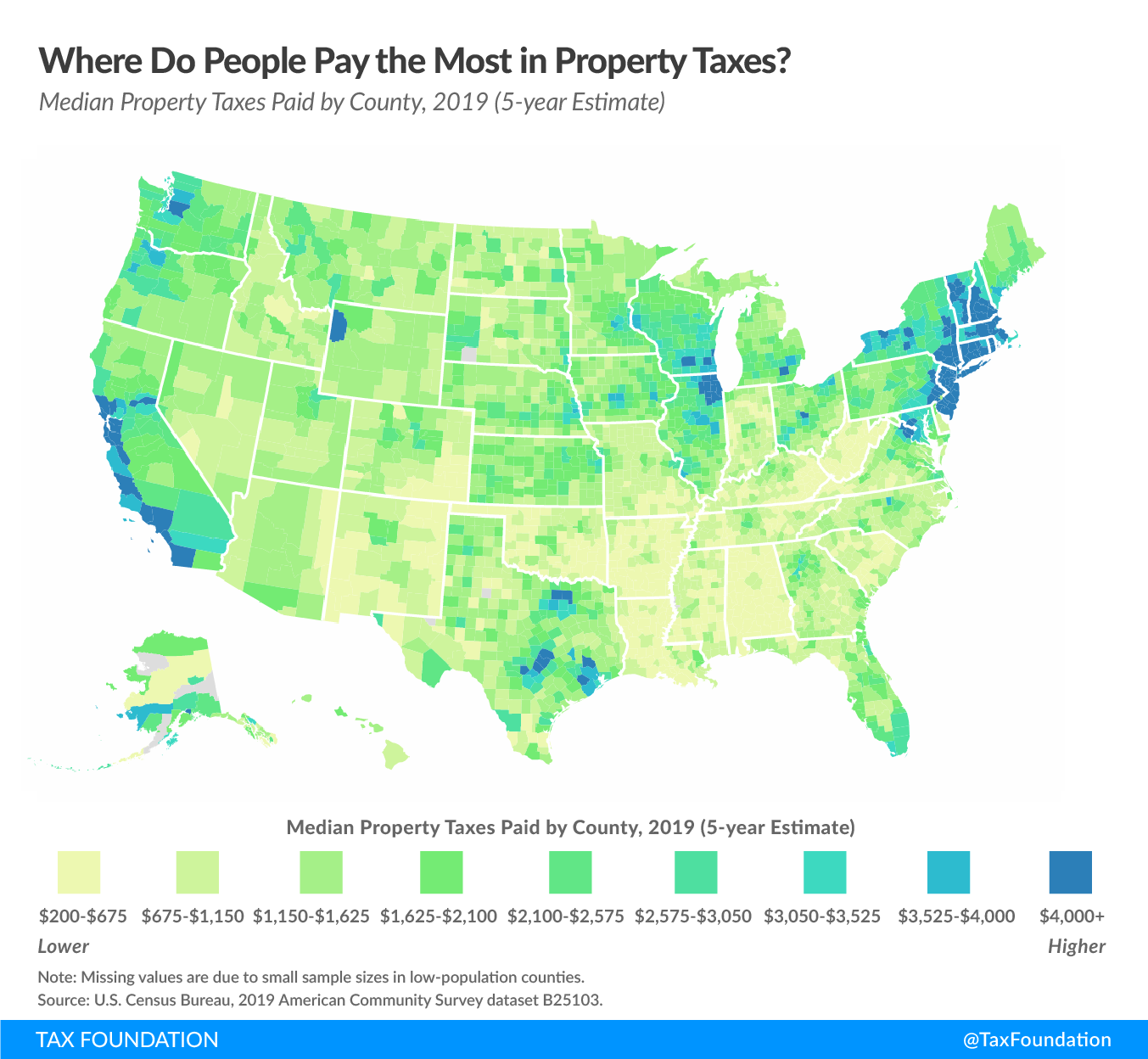 Where Do People Pay the Most in Property Taxes?