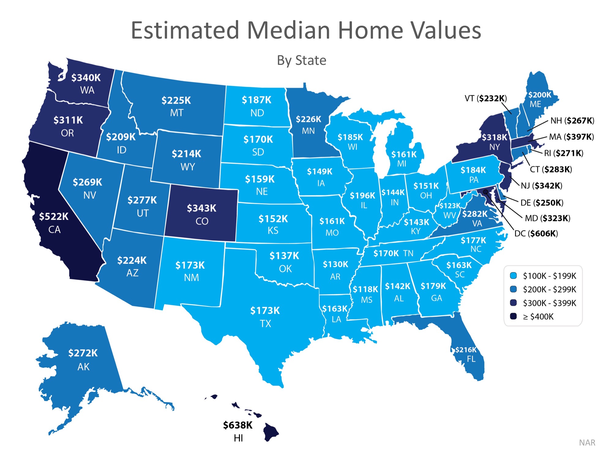 Median Price Per Home Map